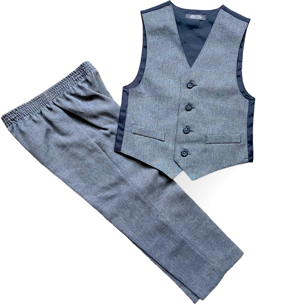 VAN HEUSEN Gray Vest and Dress Pants